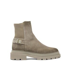 Santoni Suede Ankle Boots With Zipper IT 39 Women